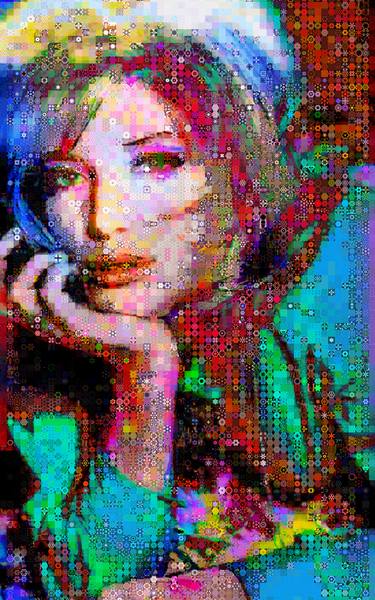 Monica Vitti Abstract Wall Collage thumb
