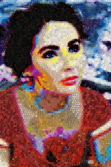 Elizabeth Taylor_Abstract_ Collage thumb