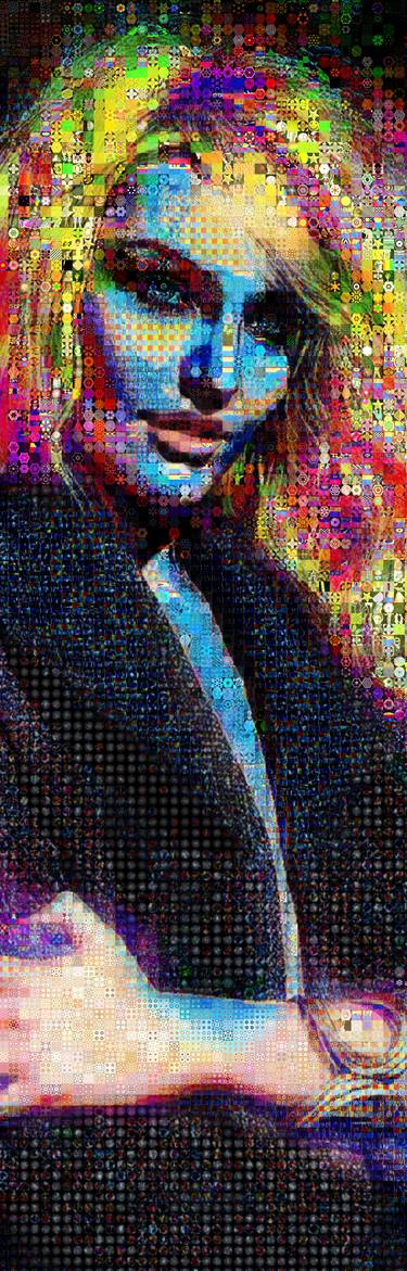 Original Pop Culture/Celebrity Collage by John Lijo Bluefish