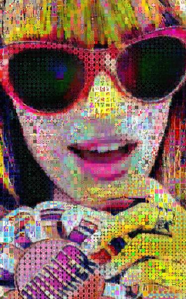 Print of Pop Art Celebrity Collage by John Lijo Bluefish