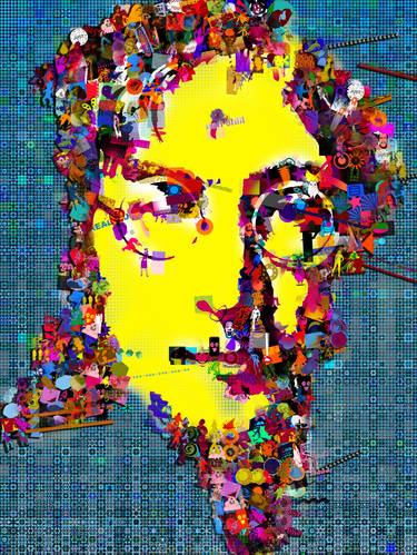 Print of Pop Art Celebrity Collage by John Lijo Bluefish