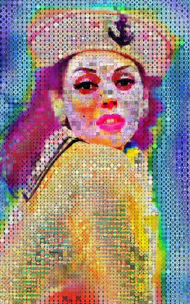 Original Pop Art Celebrity Collage by John Lijo Bluefish