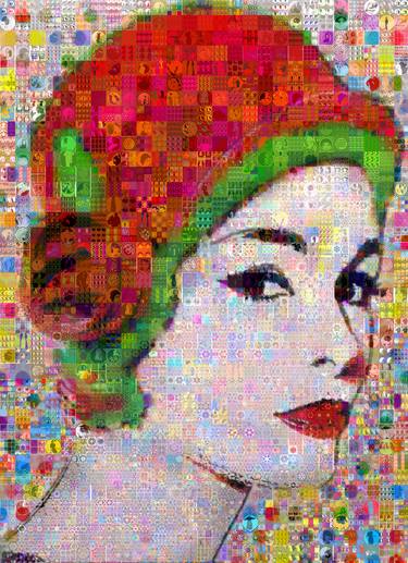 Original Pop Art Celebrity Collage by John Lijo Bluefish