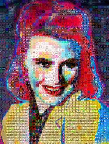 Original Pop Art Celebrity Collage by John Lijo Bluefish