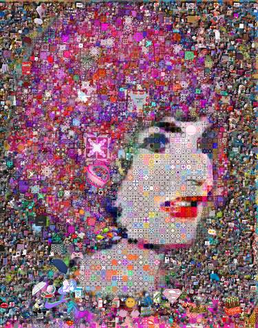 Original Pop Art People Collage by John Lijo Bluefish