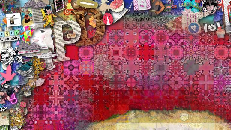 Original Pop Art Pop Culture/Celebrity Collage by John Lijo Bluefish
