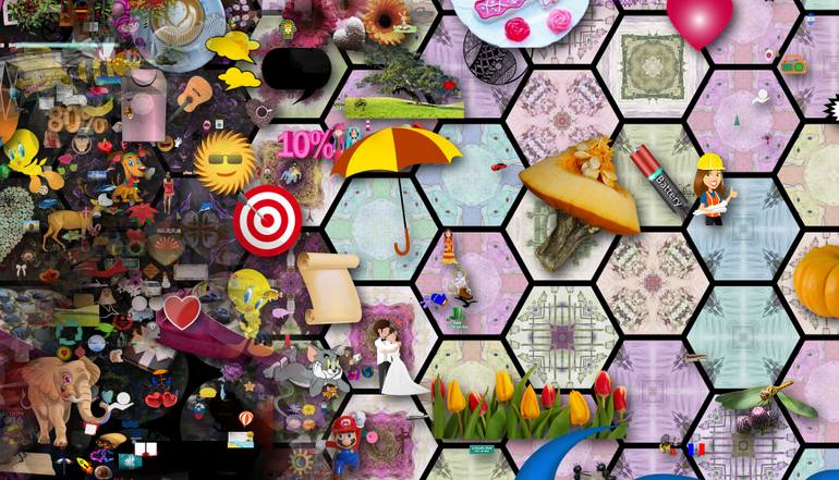 Original Portraiture People Collage by John Lijo Bluefish