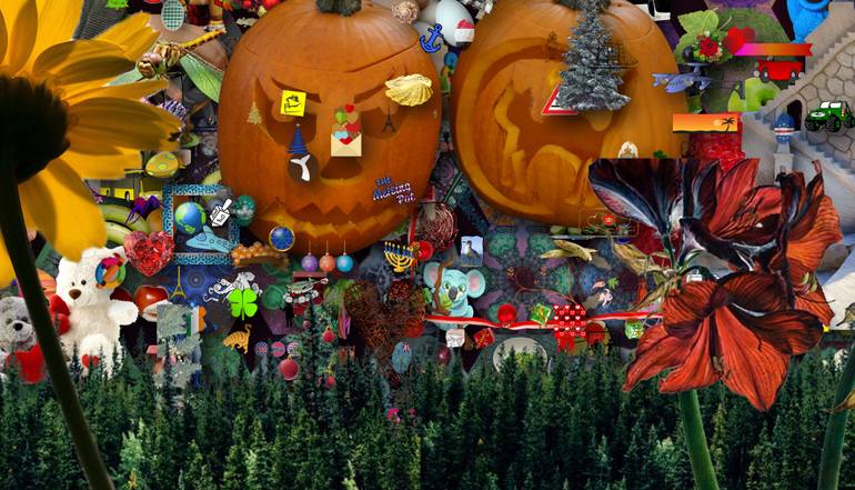 Original Portraiture People Collage by John Lijo Bluefish