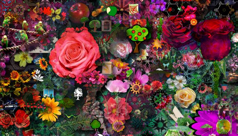 Original Portraiture People Collage by John Lijo Bluefish