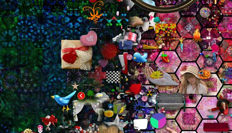 Original Portraiture People Collage by John Lijo Bluefish