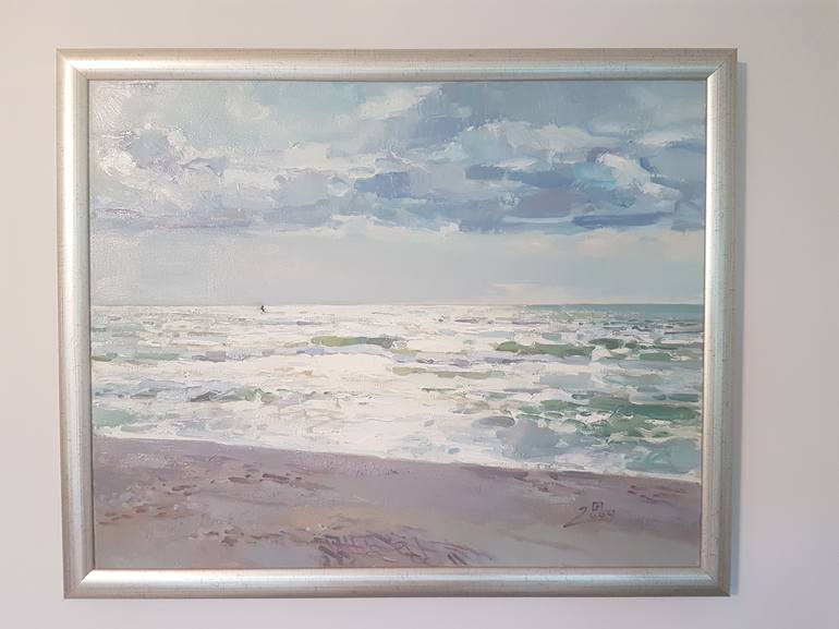 Original Figurative Seascape Painting by Collection Red