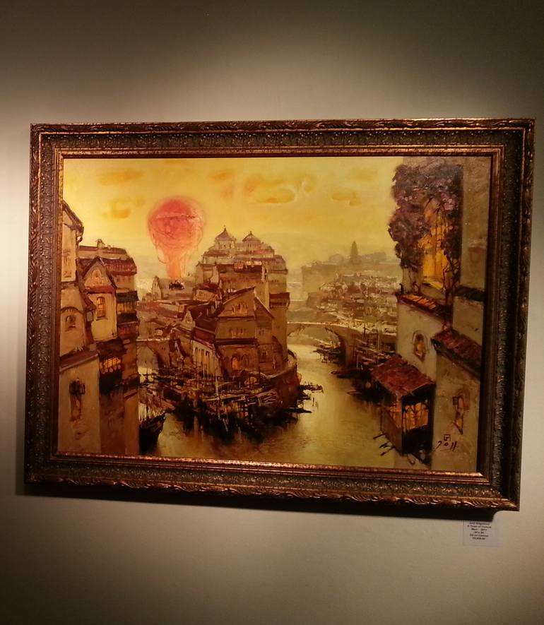 Original Figurative Fantasy Painting by Collection Red