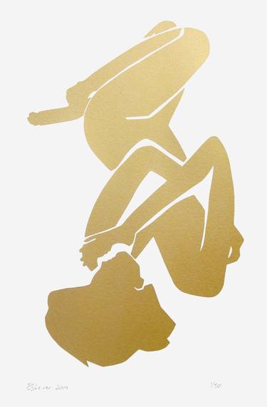 Gold Elena (limited edition screen print 39/50) SOLD OUT thumb