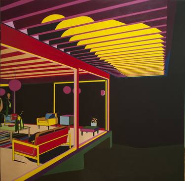 Original Pop Art Architecture Paintings by Luka Tripkovic