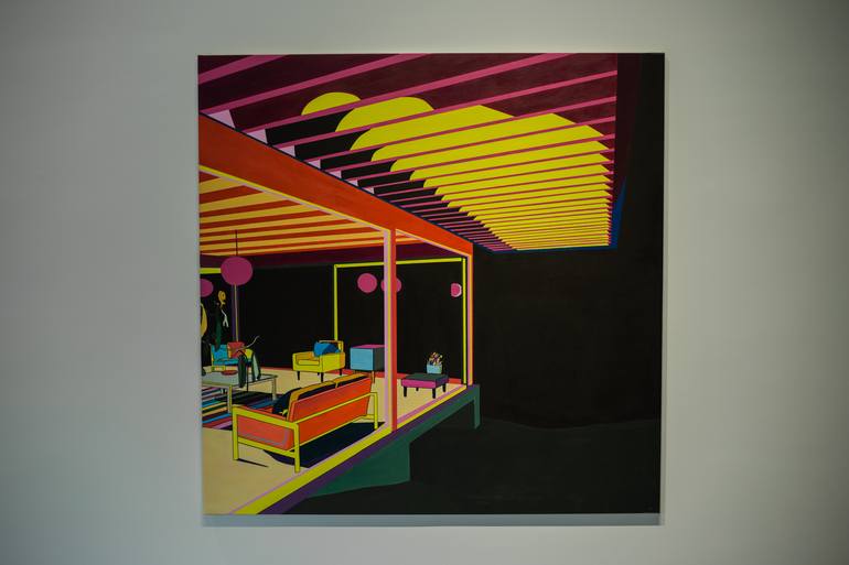 Original Illustration Architecture Painting by Luka Tripkovic