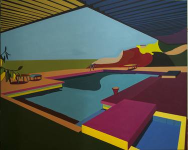 Print of Pop Art Architecture Paintings by Luka Tripkovic