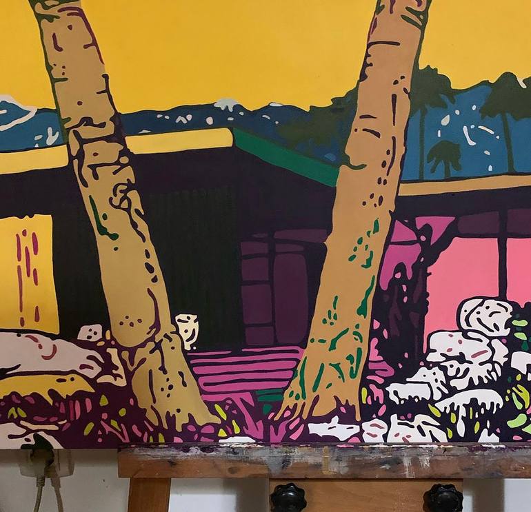 Original Expressionism Architecture Painting by Luka Tripkovic
