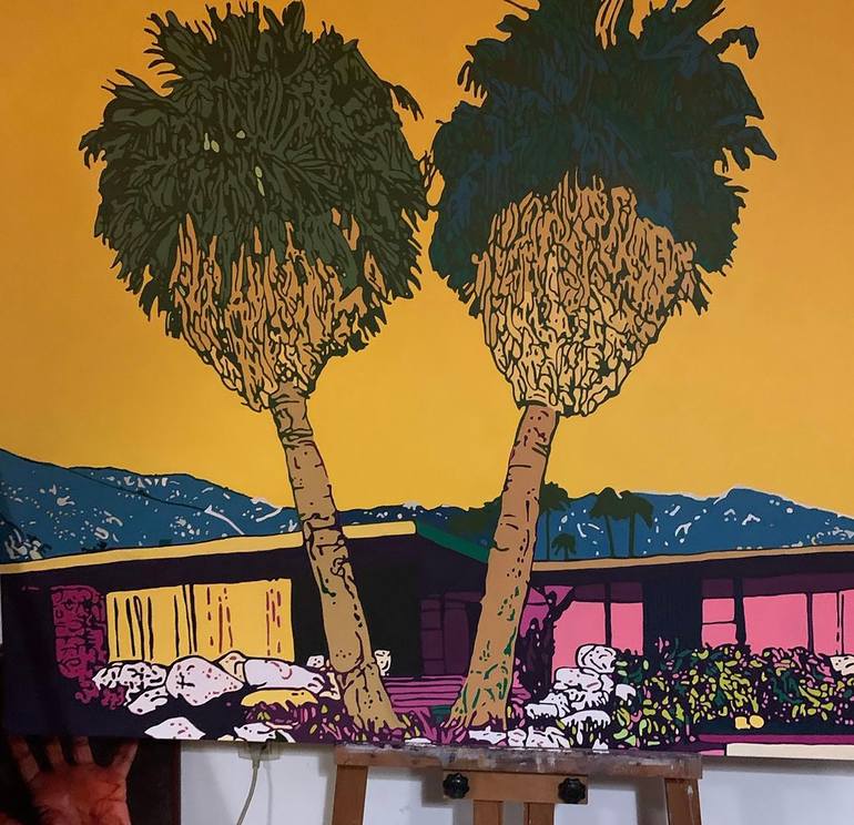 Original Expressionism Architecture Painting by Luka Tripkovic