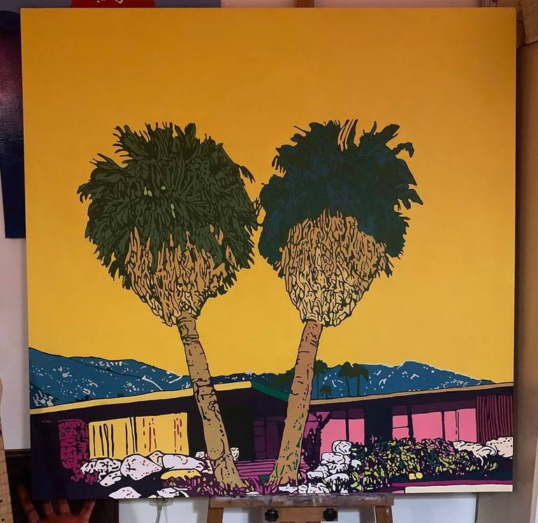 Original Expressionism Architecture Painting by Luka Tripkovic