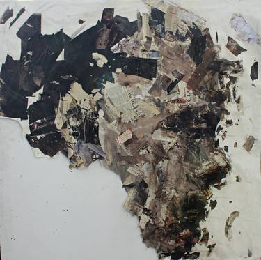 Print of Abstract Expressionism Portrait Collage by Benon Lutaaya