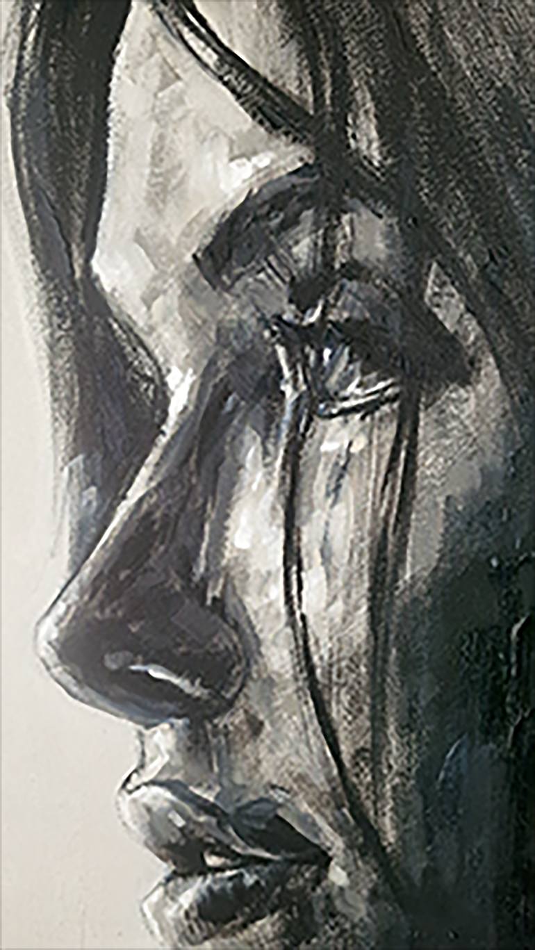 Original Abstract Expressionism People Painting by Aristos Christoforou