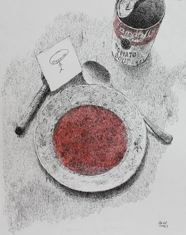 Print of Food Drawings by Viktors Svikis