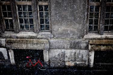 Red Bicycle in Winter - Limited Edition of 10 thumb