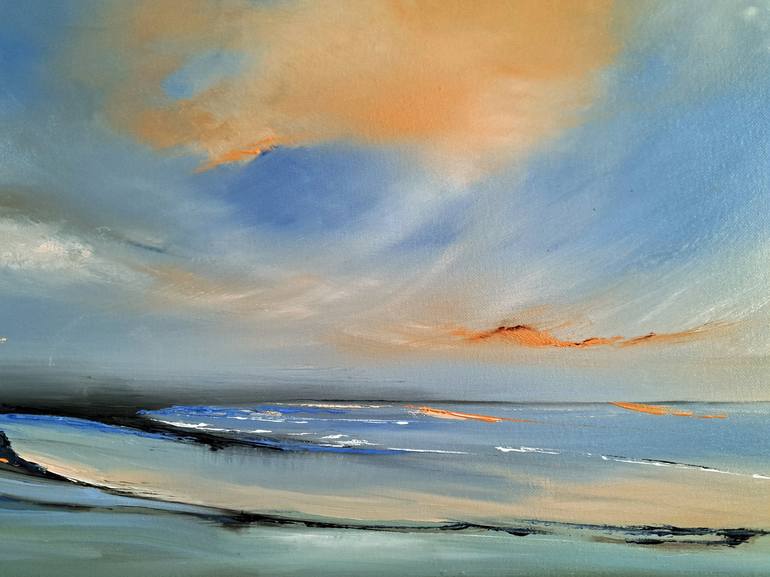 Original Abstract Expressionism Seascape Painting by Elizabeth Williams