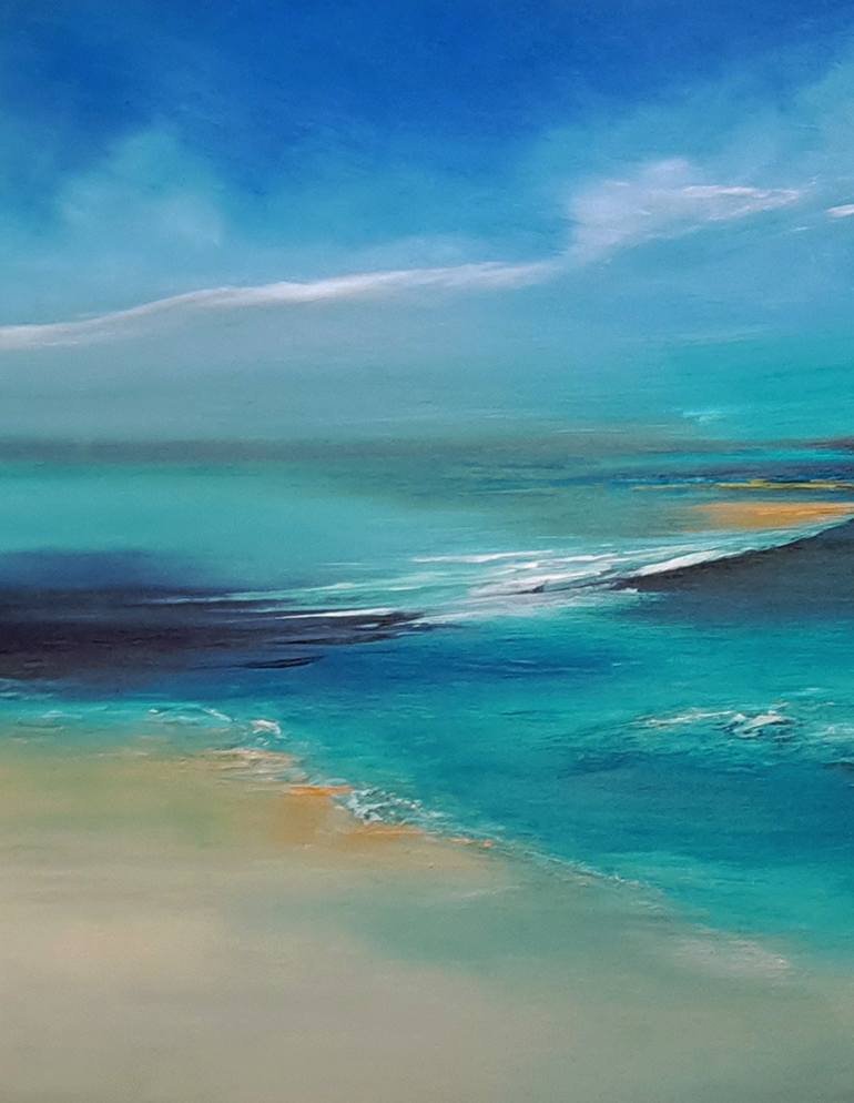 Original Seascape Painting by Elizabeth Williams