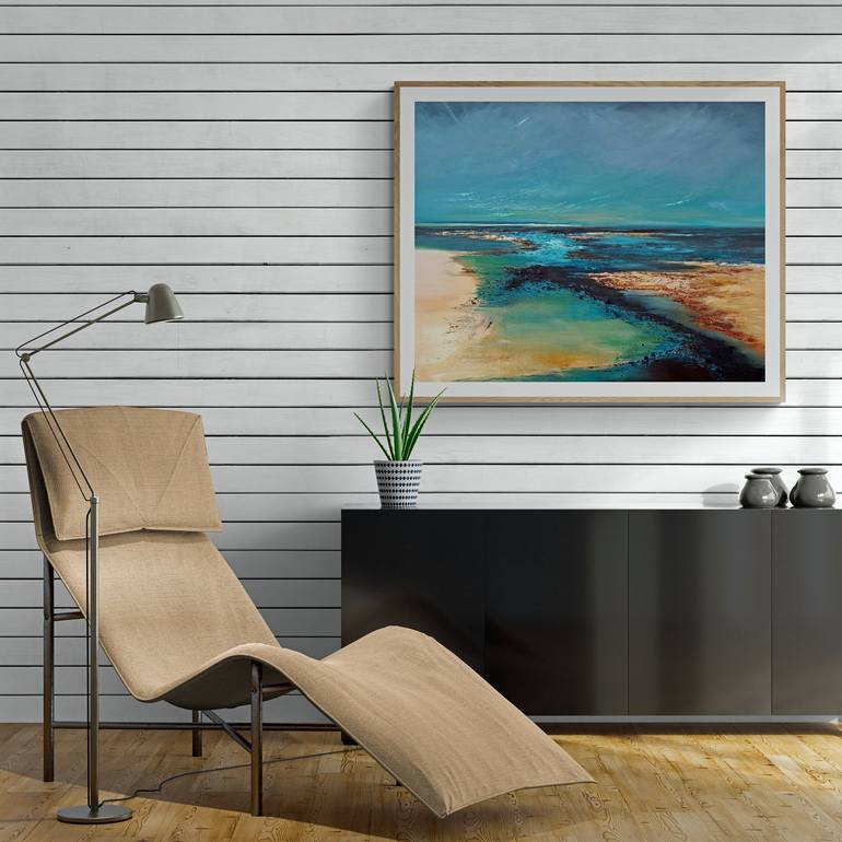 Original Beach Painting by Elizabeth Williams