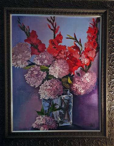 Original Impressionism Floral Paintings by Elizabeth Williams