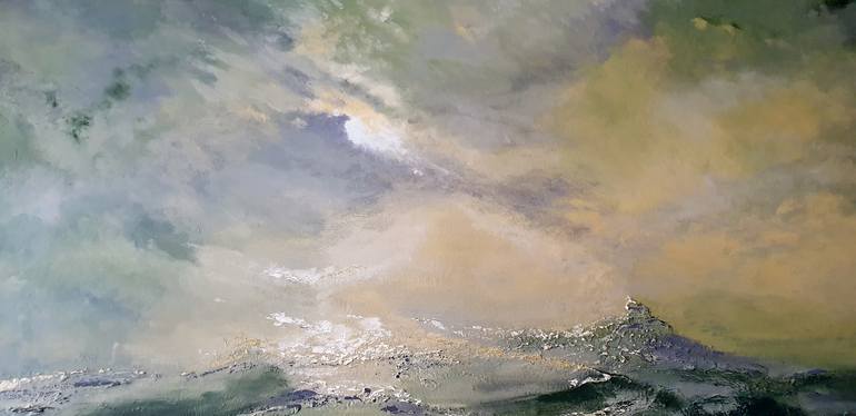 Original Abstract Expressionism Seascape Painting by Elizabeth Williams