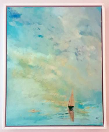 Print of Expressionism Seascape Paintings by Elizabeth Williams