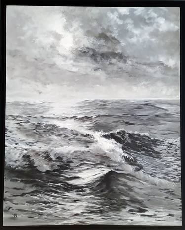Original Expressionism Seascape Paintings by Elizabeth Williams