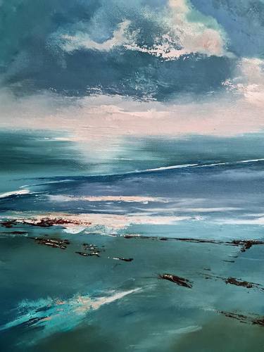Original Abstract Seascape Paintings by Elizabeth Williams