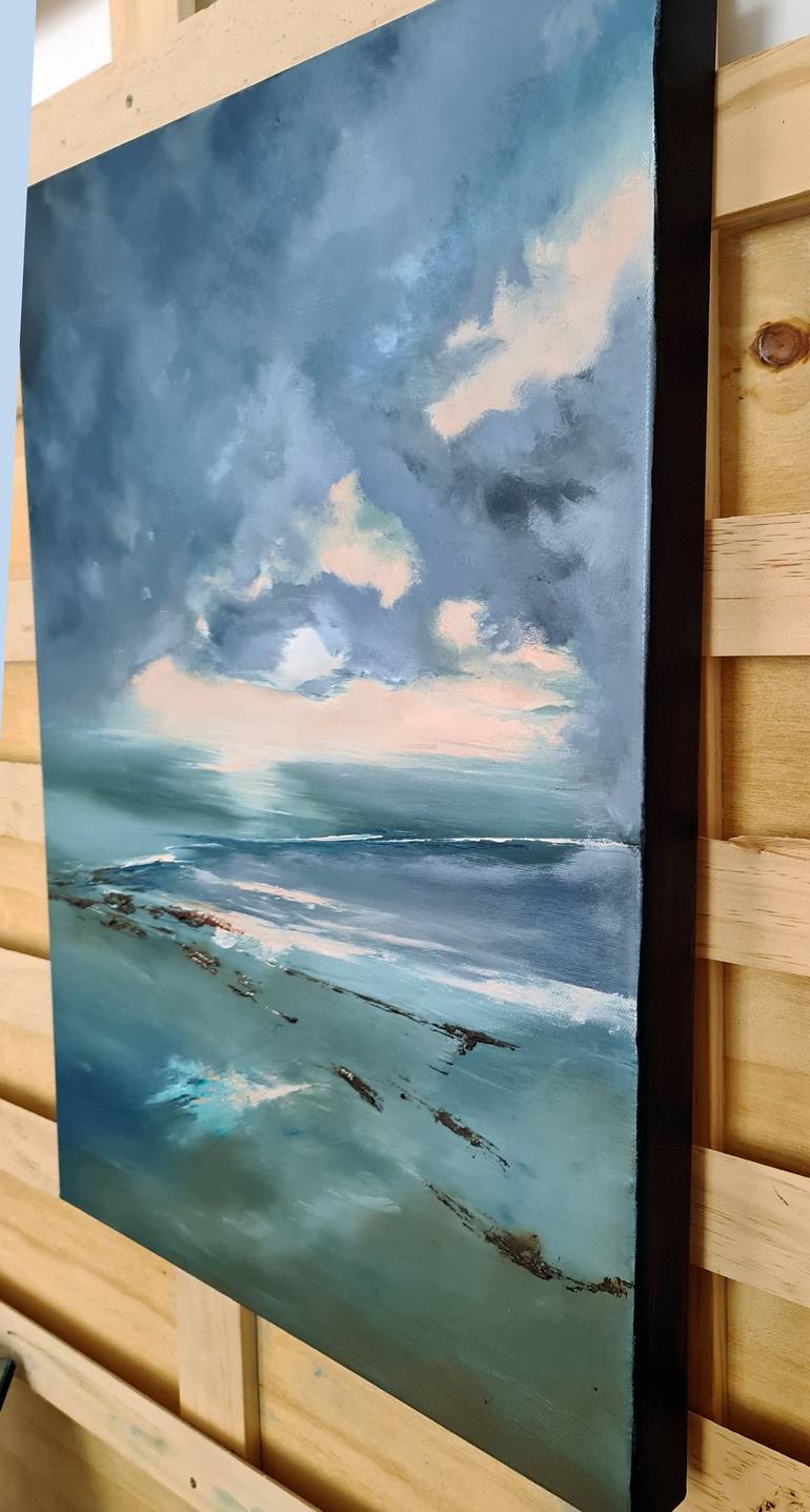 Original Abstract Seascape Painting by Elizabeth Williams