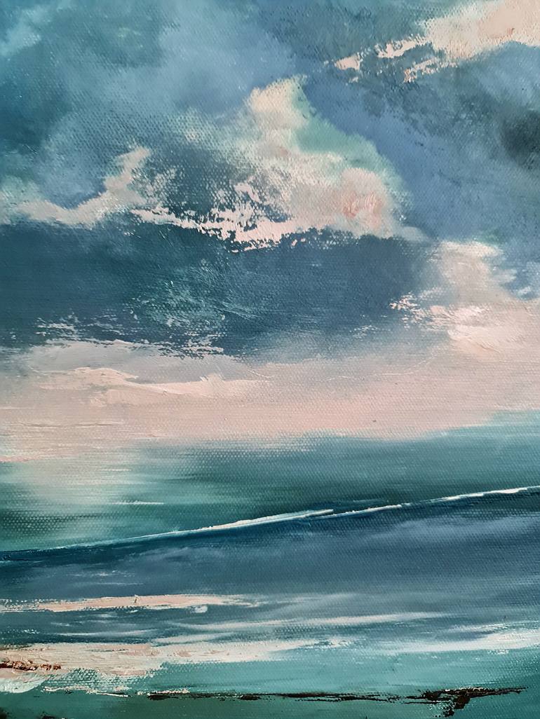 Original Abstract Seascape Painting by Elizabeth Williams