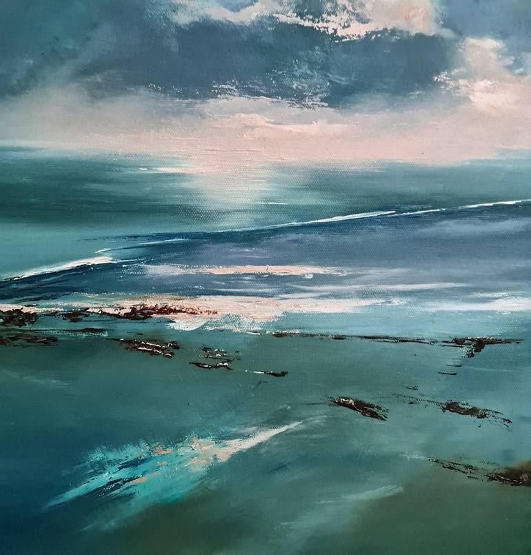 Original Abstract Seascape Painting by Elizabeth Williams