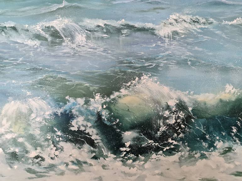 Original Seascape Painting by Elizabeth Williams