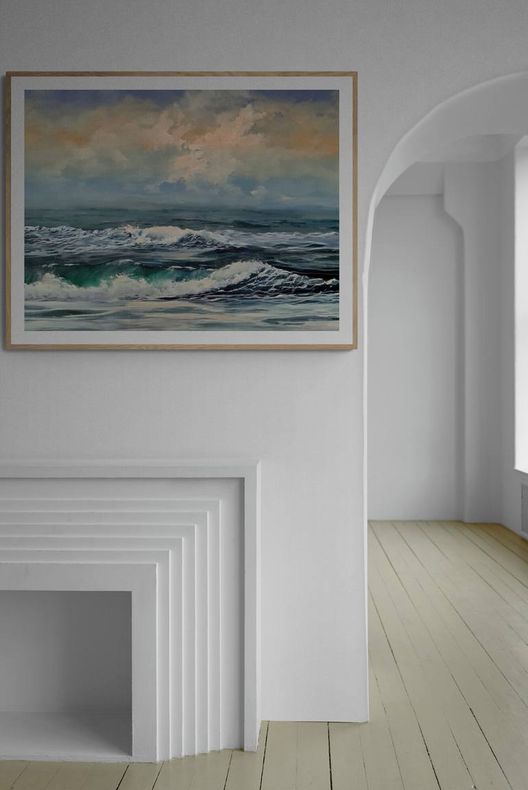Original Contemporary Seascape Painting by Elizabeth Williams