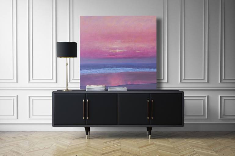 Original Impressionism Seascape Painting by Luca Raimondi