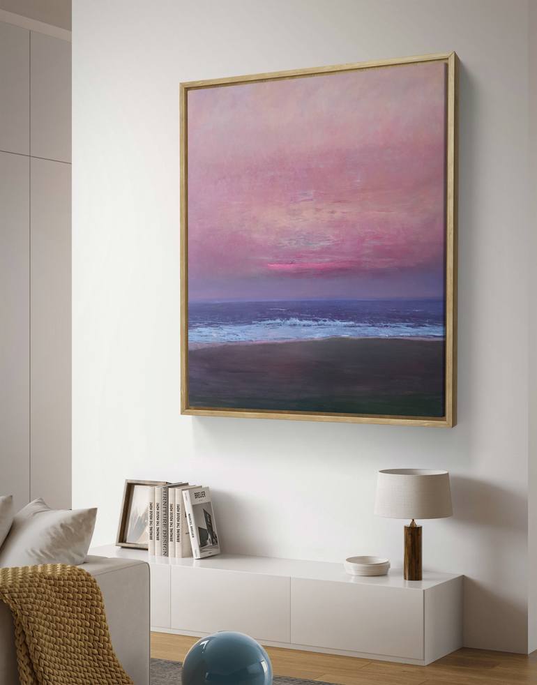 Original Impressionism Seascape Painting by Luca Raimondi