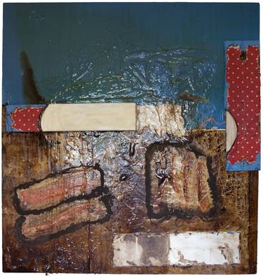 Original Abstract Collage by Simon Pontin