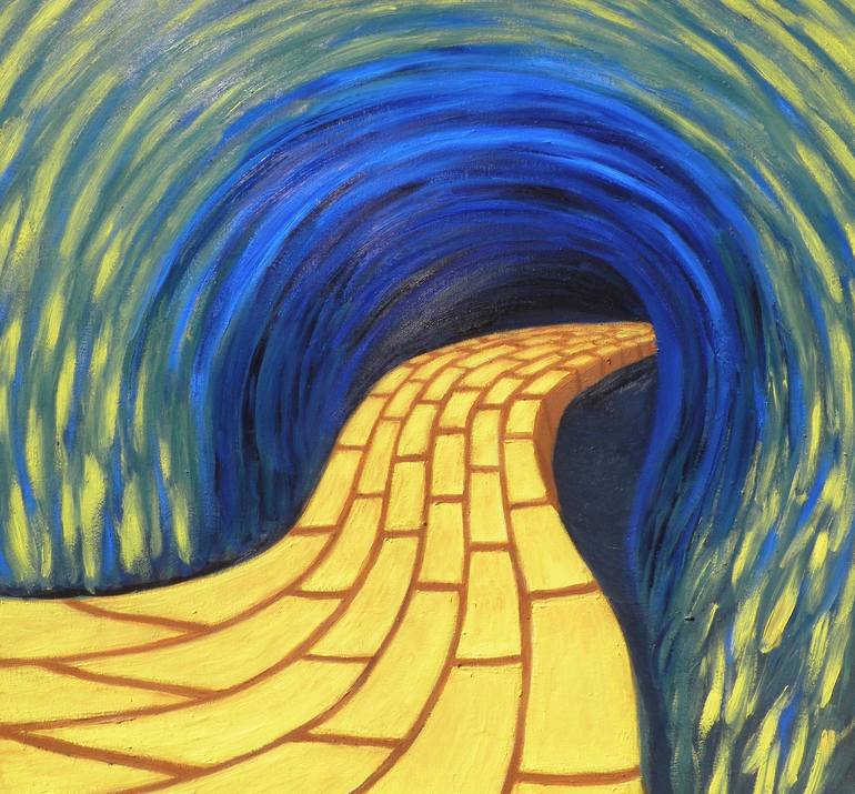 Download Yellow Brick Road Painting By Zachia Middlechild Saatchi Art