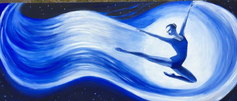 Wind Dancer Painting by Zachia Middlechild | Saatchi Art