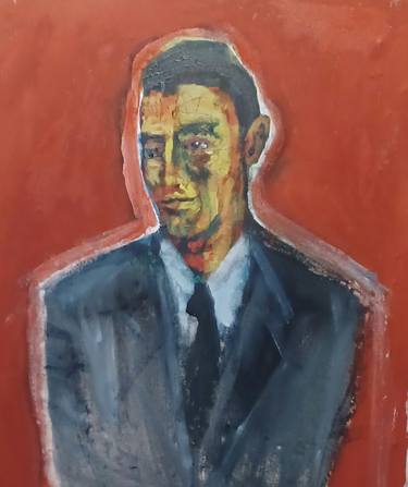 Original Expressionism Political Paintings by Larry Caveney