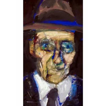Original Expressionism People Paintings by Larry Caveney