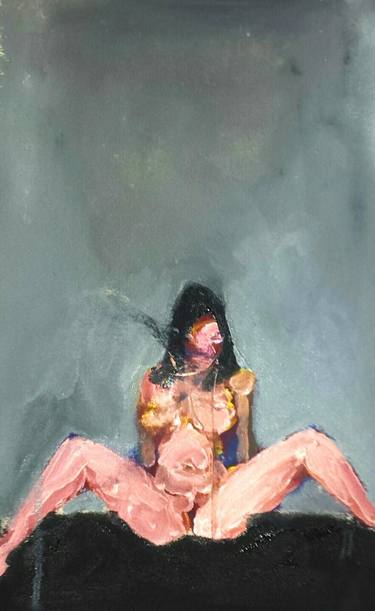 Original Cubism Erotic Paintings by Larry Caveney