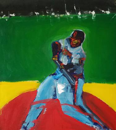 Print of Expressionism Sports Paintings by Larry Caveney