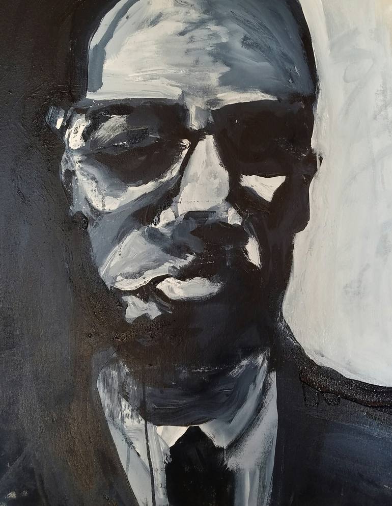 Malcolm 2024 X Acrylic Painting